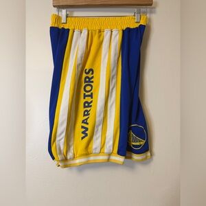 Golden State Warriors Mesh Shorts – Early 2000s Y2K Era – NBA Fan Apparel Small